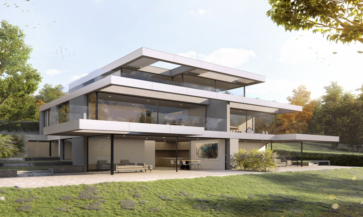 NEUBAU MFH MIT 4 EIGENTUMWOHNUNGEN