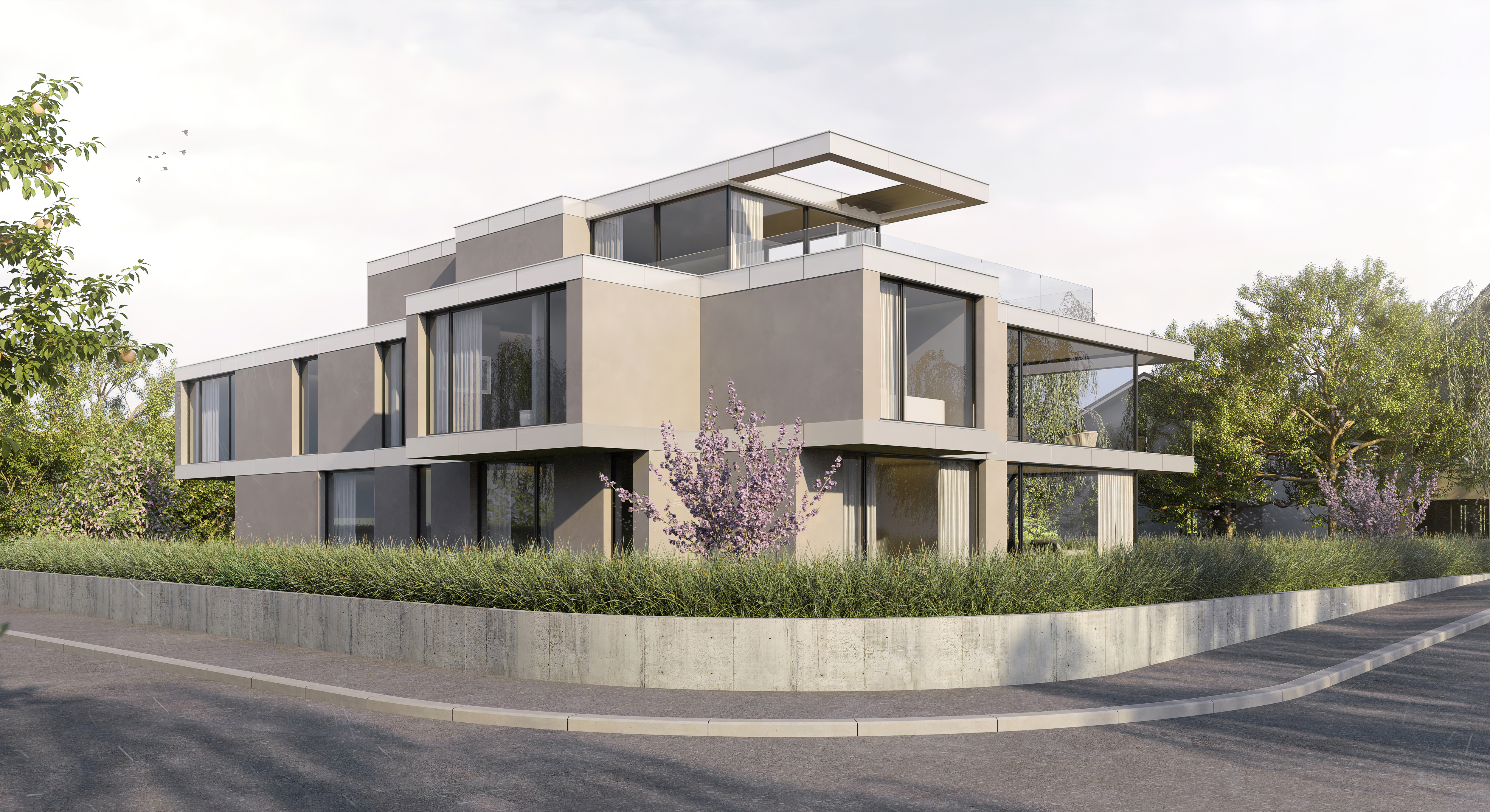 NEUBAU MFH MIT 3 EIGENTUMWOHNUNGEN